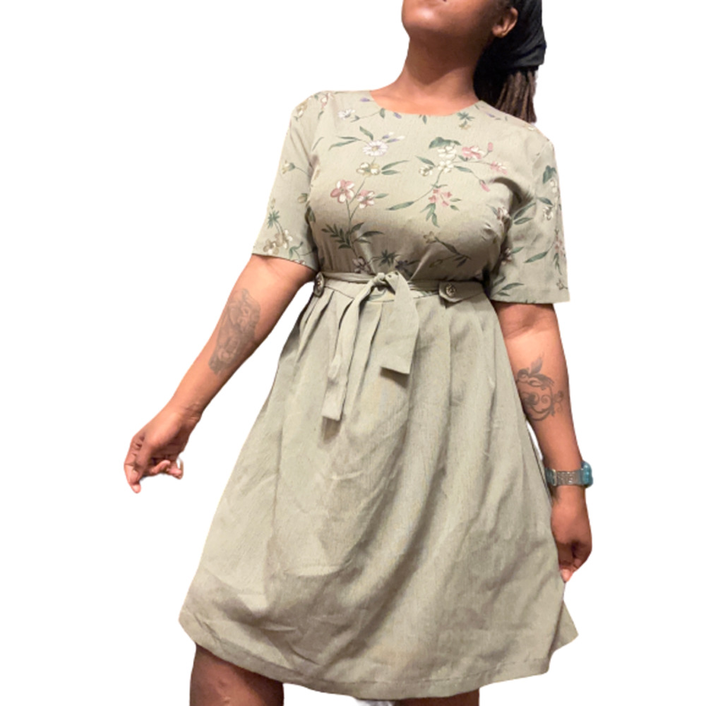 Vintage floral dress